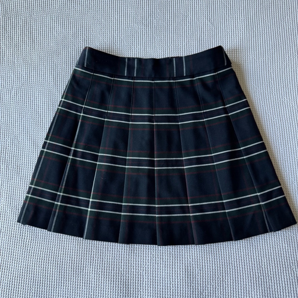 Sunday Best Plaid Mini Skirt - Black and Green